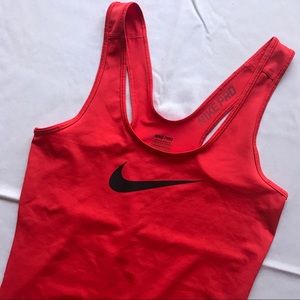 Nike Women’s Pro Dri-FIT Racerback Tank Top (Red)